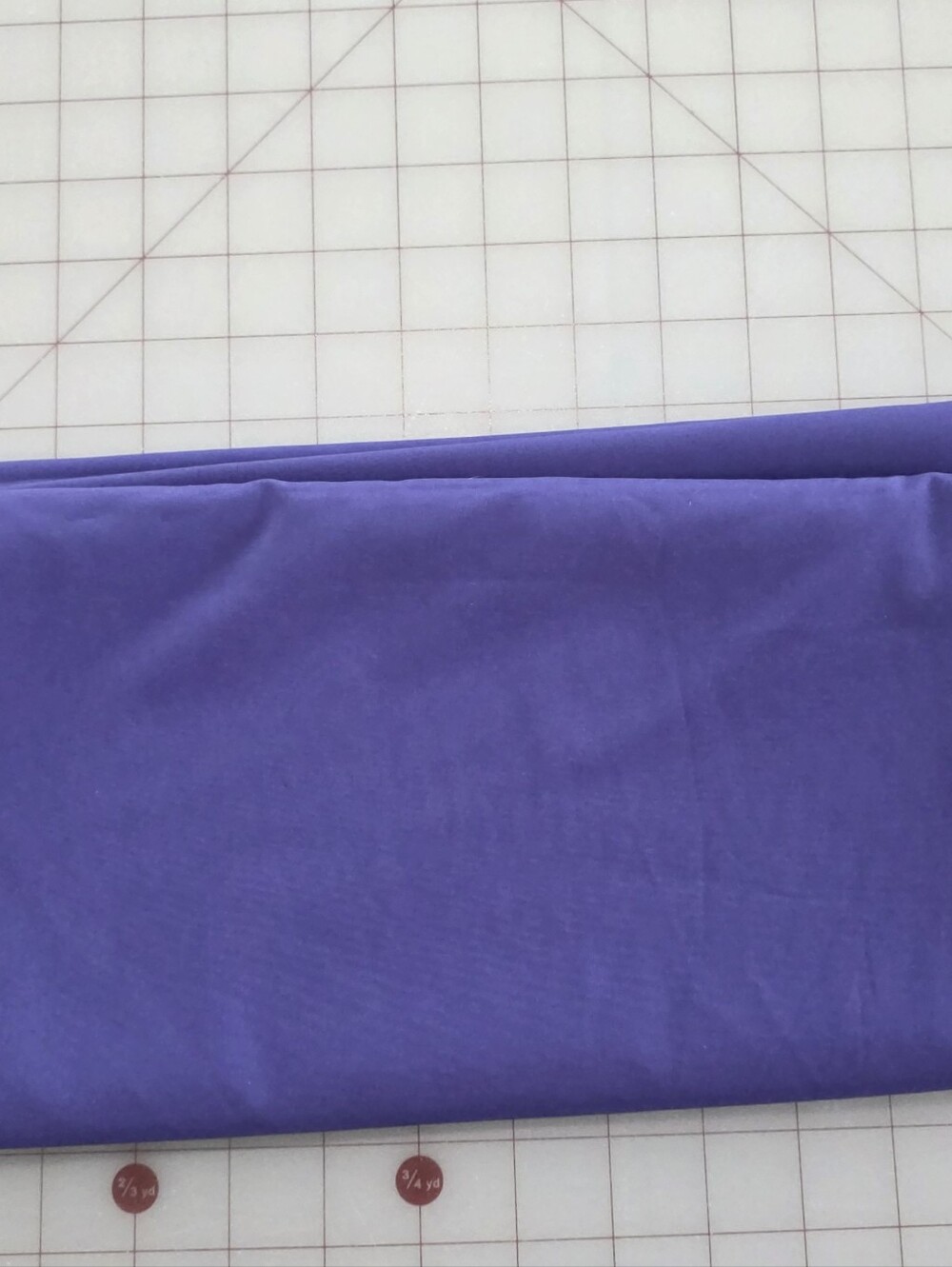 Purple Matte Stretch Satin
